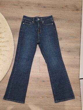 Uniqlo Dark Indigo Flared Jeans